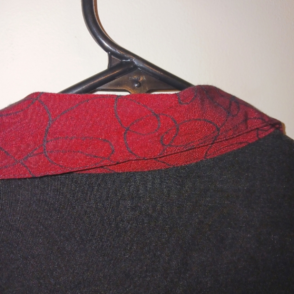 Dress Barn Dressy 2 Piece Look Blouse - Picture 9 of 11
